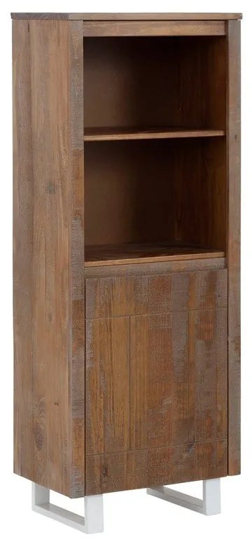 Knižnica z borovicového dreva v prírodnej farbe 55x140 cm Lagos - Støraa