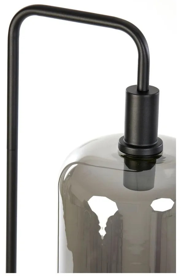 Čierna stojacia lampa (výška 155 cm) Lekar - Light & Living