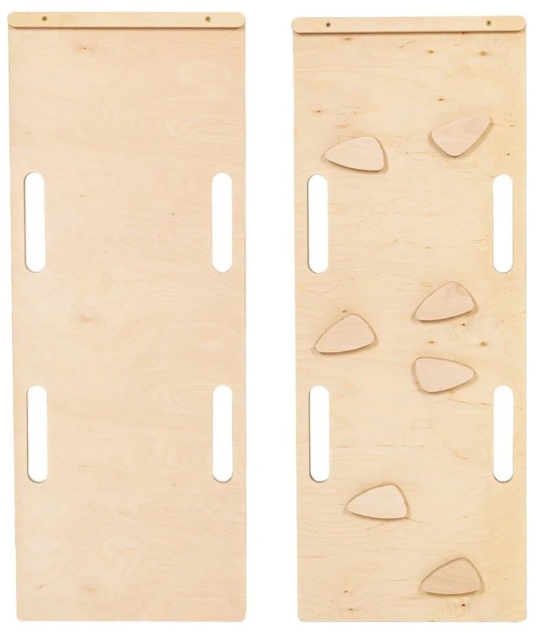 Hojdačka z borovicového dreva v prírodnej farbe 39x75x38 cm Montessori – Meowbaby