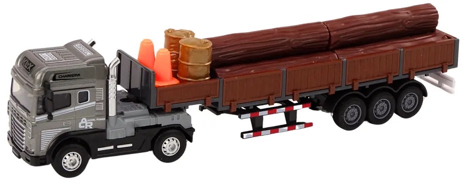 LEAN TOYS Trailer, nákladné auto s prívesom 1:24