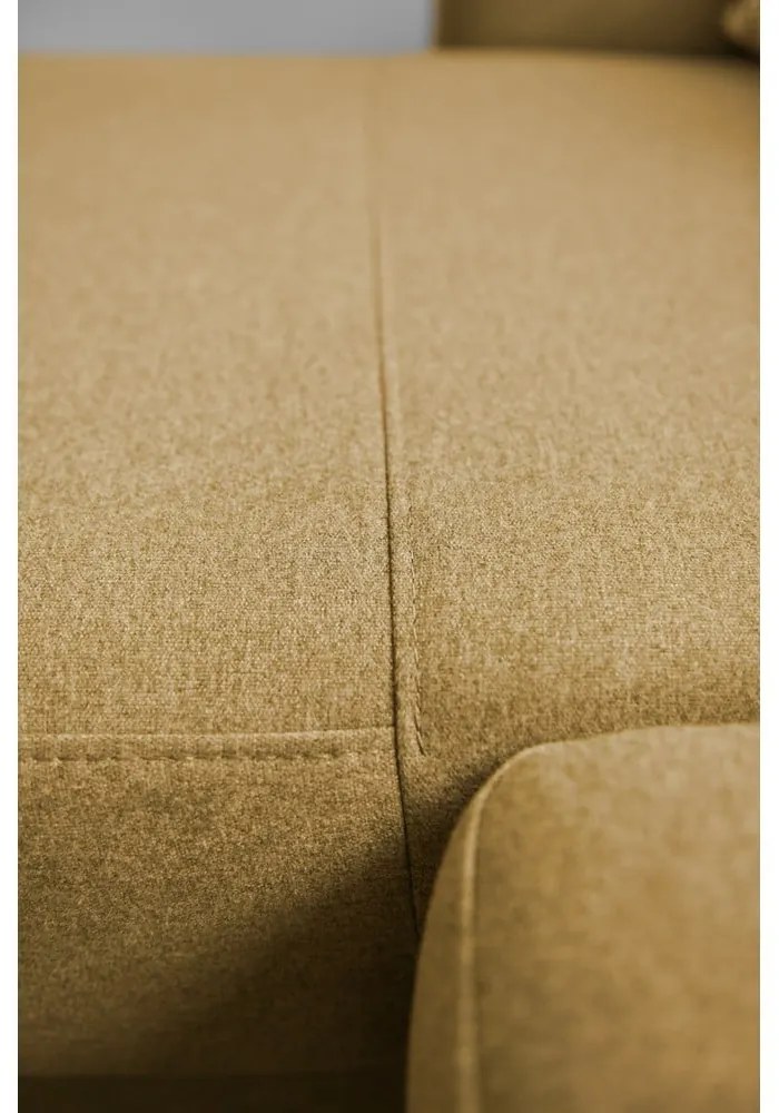 Žltá variabilná rozkladacia rohová pohovka Bonami Selection Pop