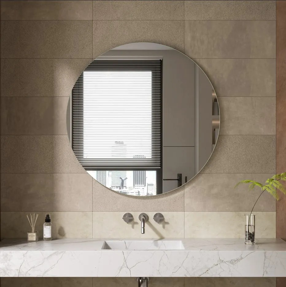 Erga Round, okrúhle zrkadlo 100cm, ERG-V01-ROUND-1010-CL