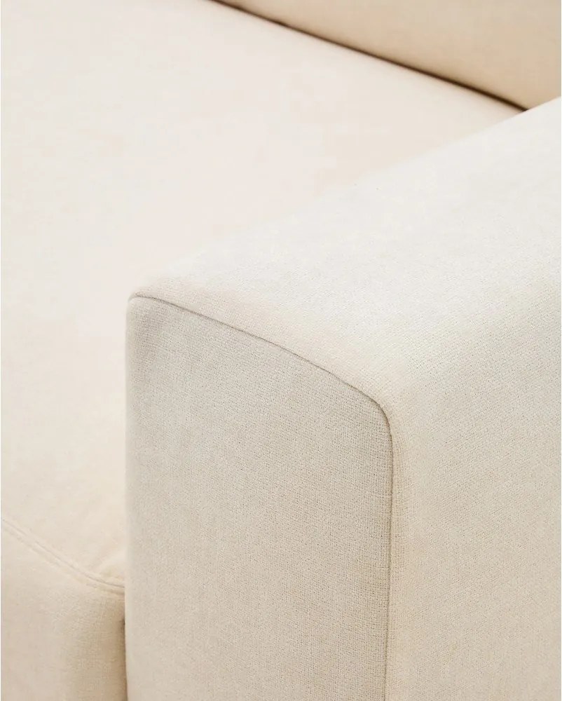 Béžová ženilková rohová pohovka (ľavý roh/s leňoškou) Alea – Kave Home