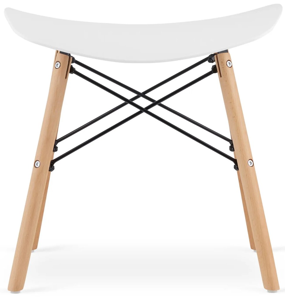 AKCIA Biely taburet KORFU II. akosť