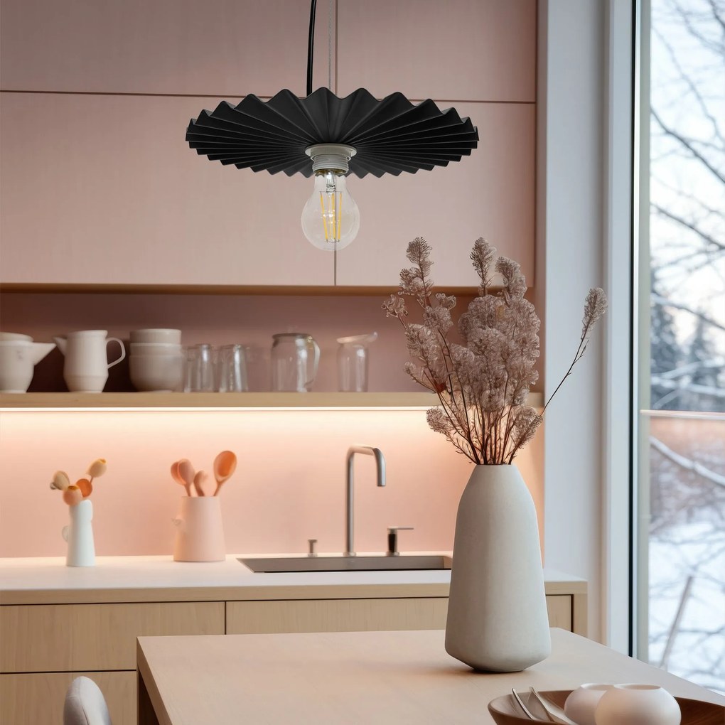 Toolight Toolight, stropné svietidlo 1xE27 APP1452-1CP, čierna matná, OSW-02441