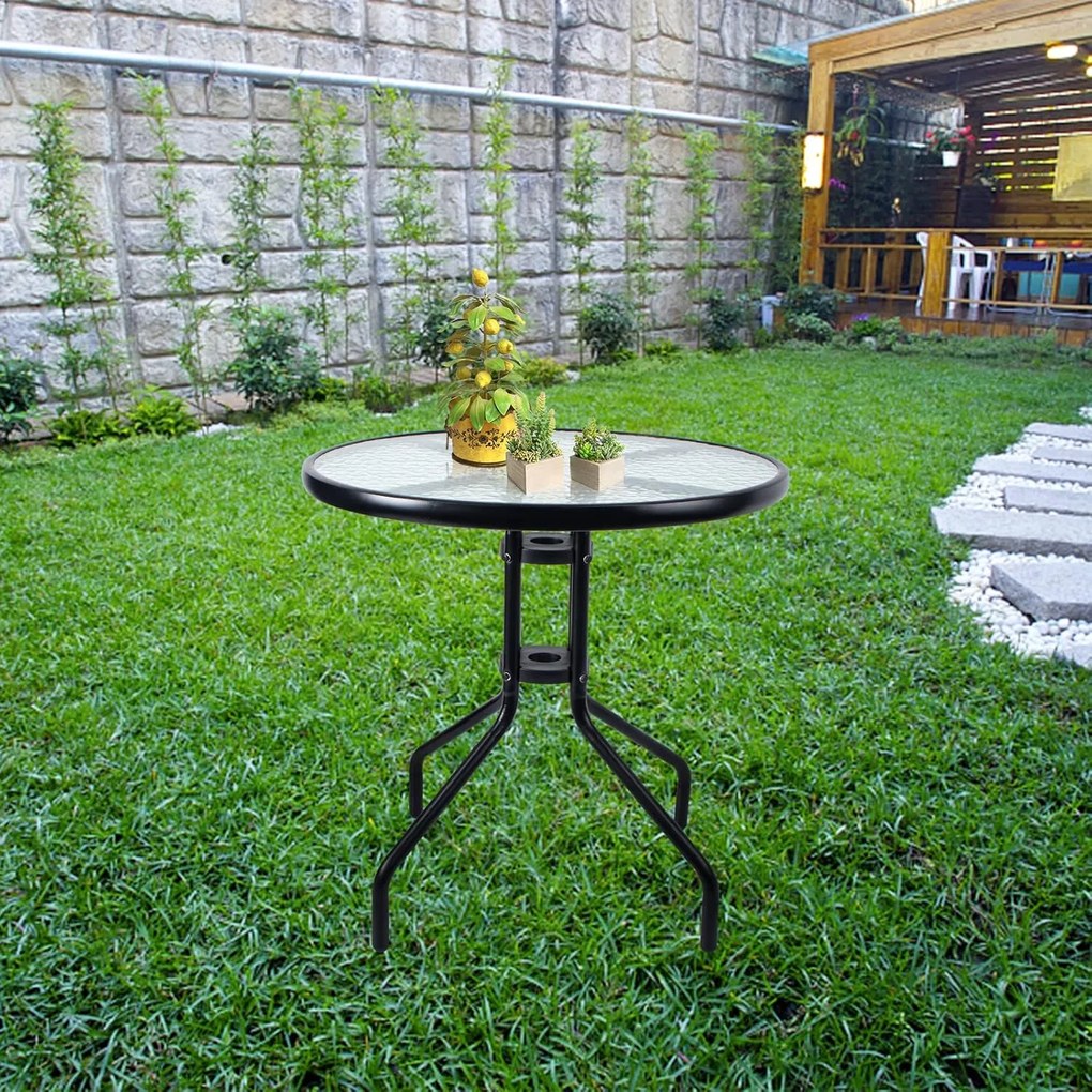 Dekorstudio Okrúhly stôl na balkón ISLAND 90cm