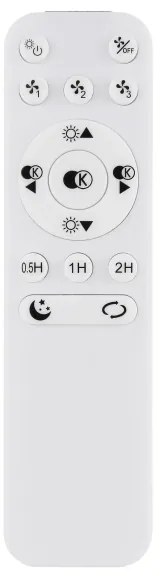 Globo 03654 - LED Stm. stropný ventilátor CORUSSO LED/40W/230V 3000-6500K + DO