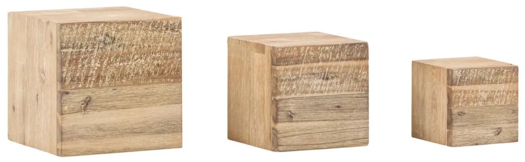 furniture-nabytek.cz - Masívna sada kúpeľňového nábytku Jolo z akáciového dreva, lakovaná, hnedá