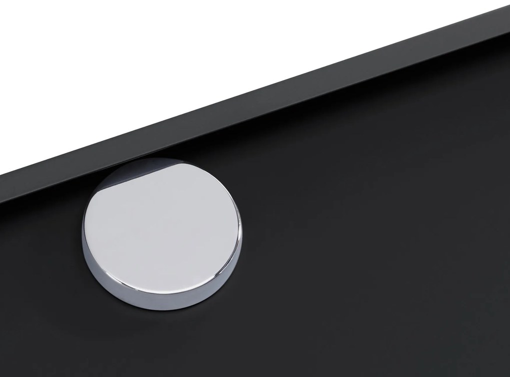 Odkladacia skrinka »CN3« s 1 výklopnými dvierkami, čierna