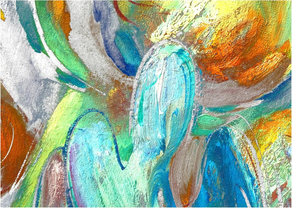 Obraz - Farebná abstrakcia (70x50 cm)