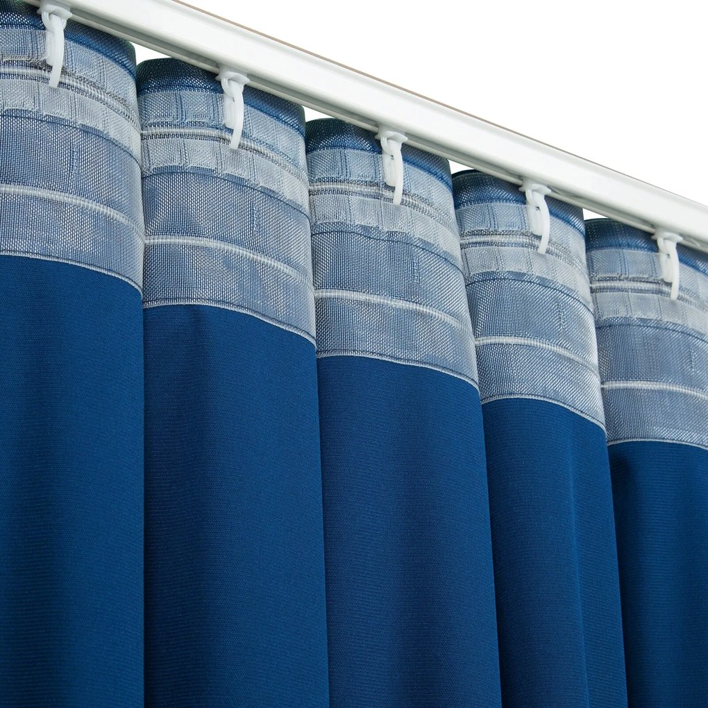 ZATEMŇOVACÍ ZÁVES NA PÁSKE MADLEN 140X300 CM KRÁĽOVSKÁ MODRÁ