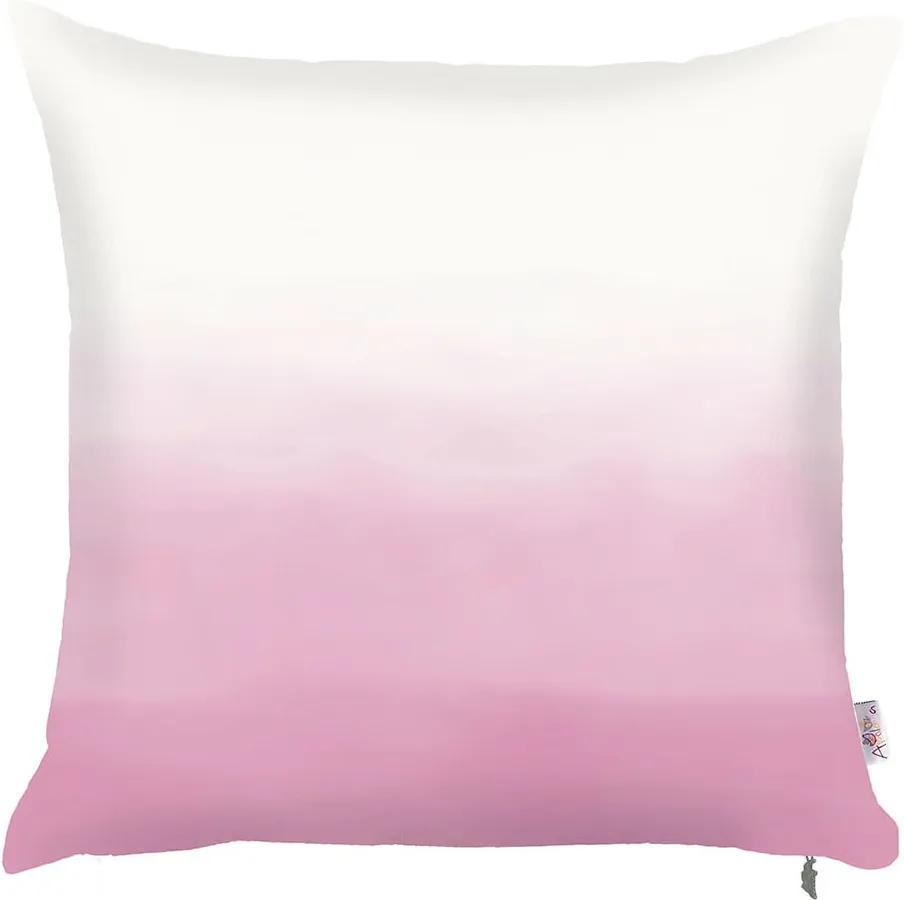 Ružovo-biela obliečka na vankúš Mike & Co. NEW YORK Easter Shade, 43 × 43 cm