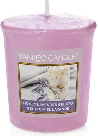 Yankee Candle Votívna sviečka Yankee Candle - Honey Lavender Gelato