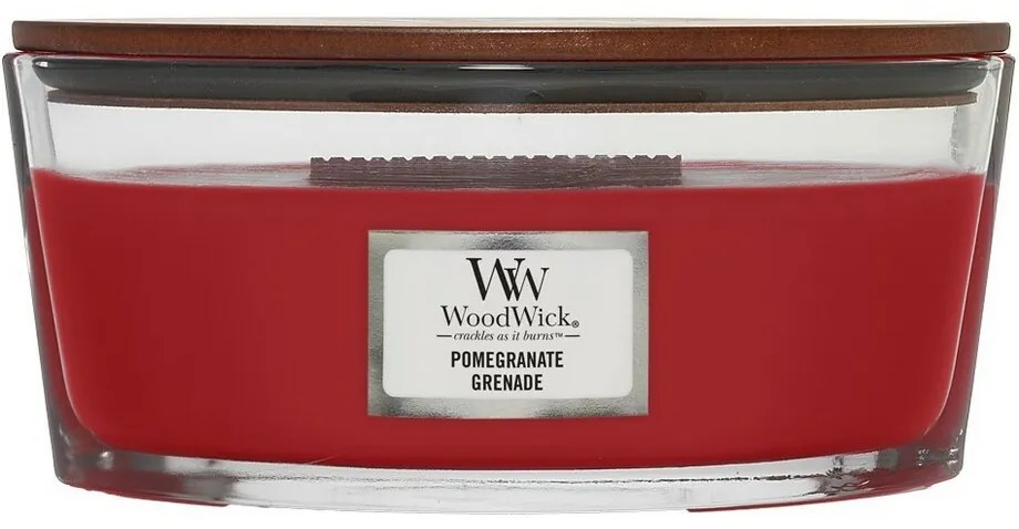 WoodWick Vonná sviečka loď Pomegranate, 453 g