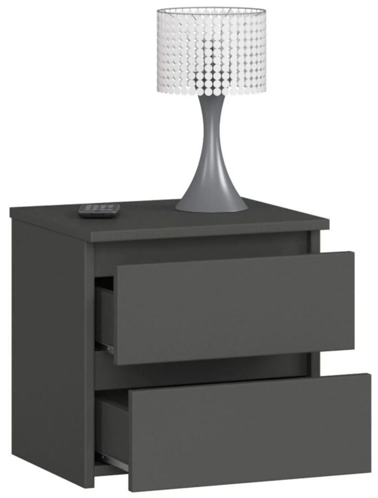 Nočný stolík CL2 2SZ CLP - grafit