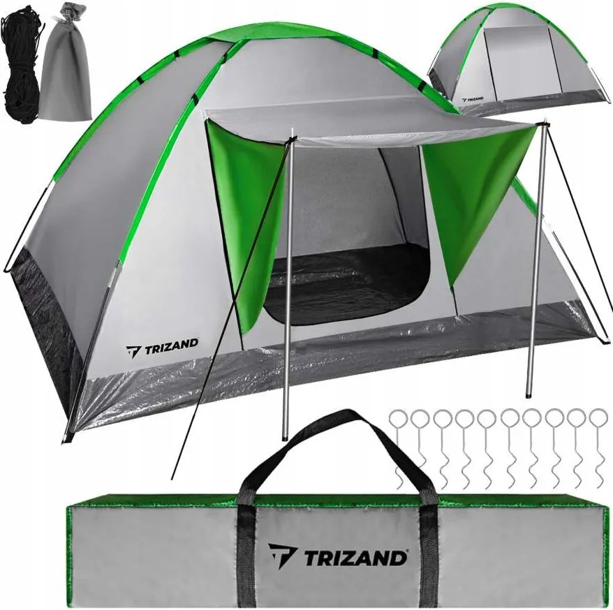 Turistický stan pre 4 osoby 200 x 200 x 110 cm - vodeodolný