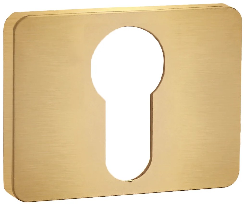 Kuchinox Kuchinox, rozeta ku kľučke s otvorom pre cylindrickú vložku, zlatá matná, LAV-LK7_G02A