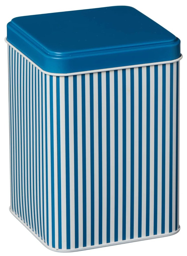 Ib Laursen Plechový box s vekom Blue Stripes