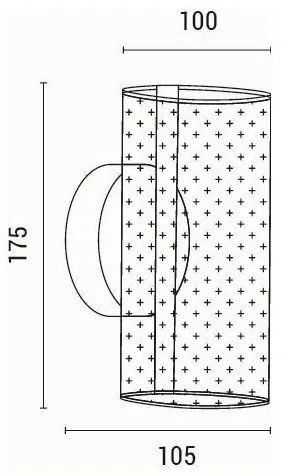 LED Nástenné svietidlo LED/8W/230V 3000K