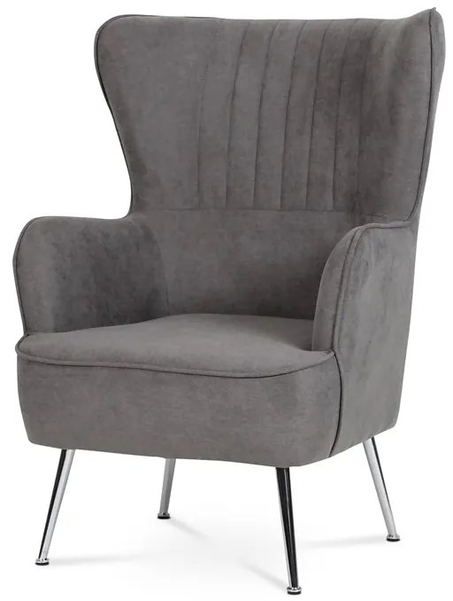 BONTEC Kreslo, sivá látka, AK-317 GREY2 Farba: Šedá