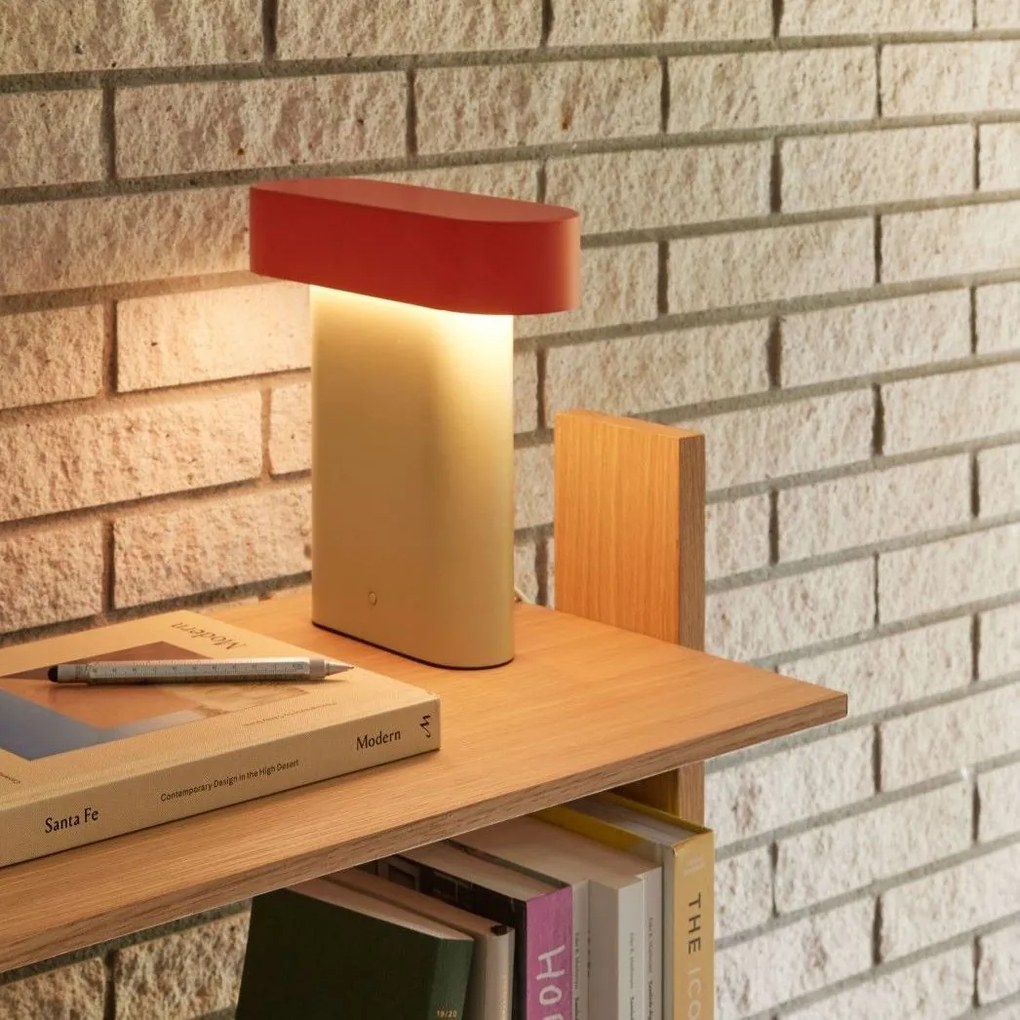 Hübsch Stmievateľná stolná LED lampa Sleek Green/Red