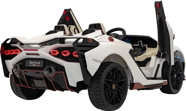 Elektrické autíčko Lamborghini SIAN biele
