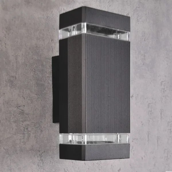 Vonkajšie nástenné svietidlo GILBERT 2xGU10/10W/230V IP44