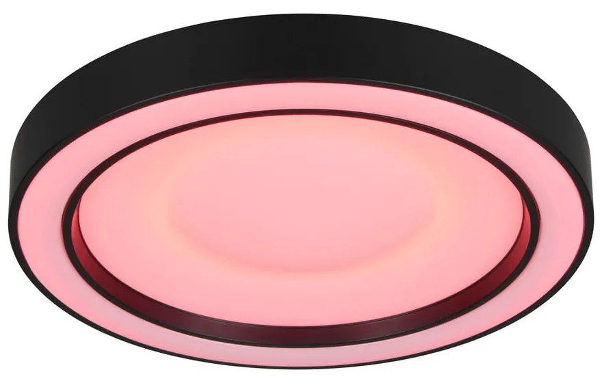 Čierno-biele LED stropné svietidlo ø 40 cm Arco – Trio