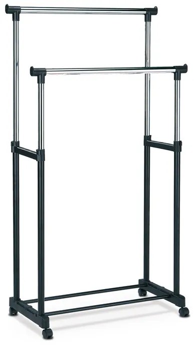Autronic BONTEC Stojan na šaty, kov, čierna, 83488 BK Farba: Čierna