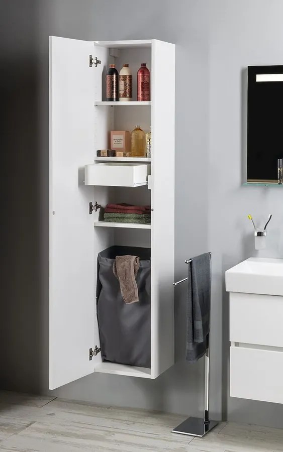 Sapho Sapho, Kúpeľňový set ODETTA 120, biela, KSET-058