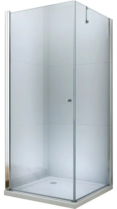 Mexen PRETORIA sprchovací kút 90x50cm, 6mm sklo, chrómový profil-číre sklo, 852-090-050-01-00