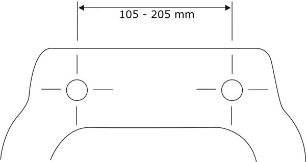 WENKO 22015100-WC sedadlo WENGE 35,5x42,5 cm hnedé/strieborné