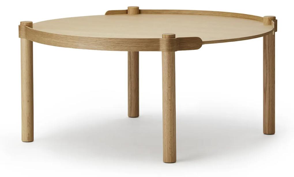 Stolík Woody Table, okrúhly – dub