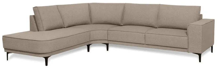 Svetlohnedá rohová pohovka (ľavý roh) Copenhagen – Scandic