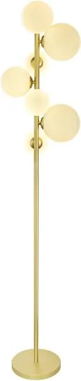 Brilagi - LED Stojacia lampa MILLA 7xG9/3W/230V zlatá/biela