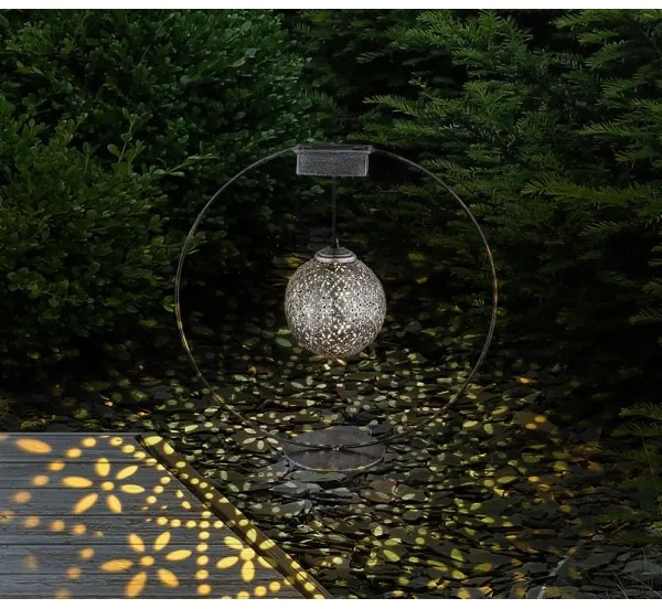 Globo 36618 - Solárne svietidlo LED/0,06W/1,2V strieborná IP44