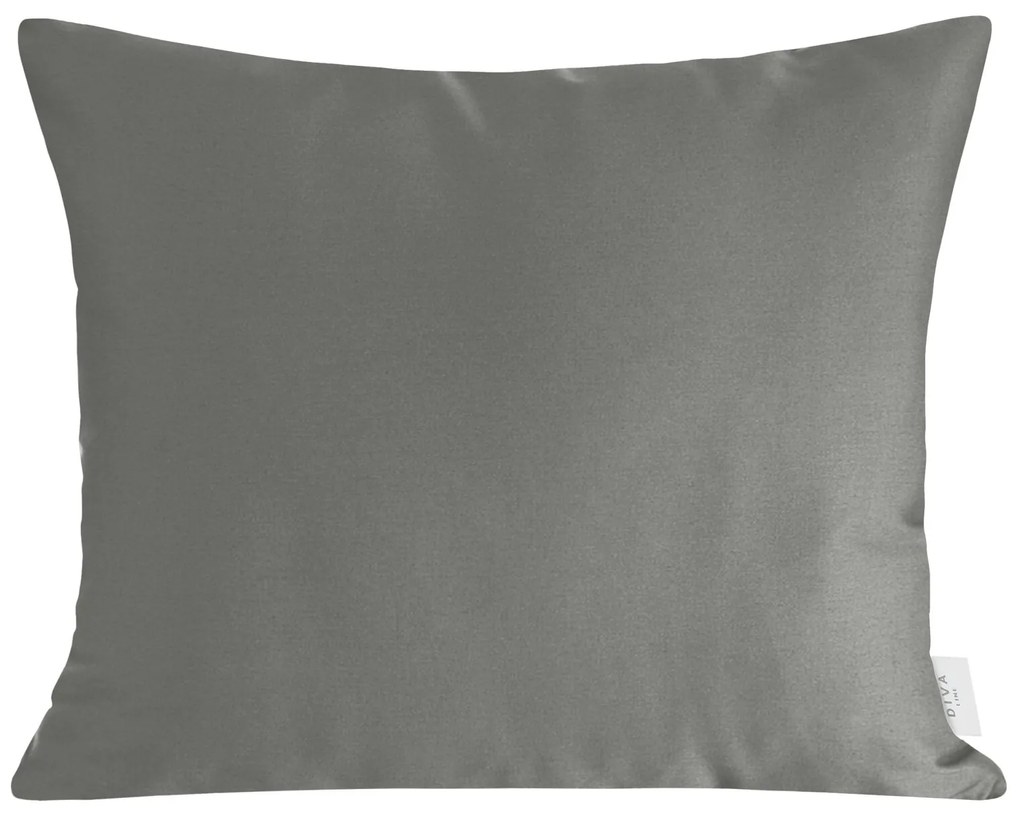 SATÉNOVÁ OBLIEČKA NA VANKÚŠ DINA 50X70 CM SIVÁ