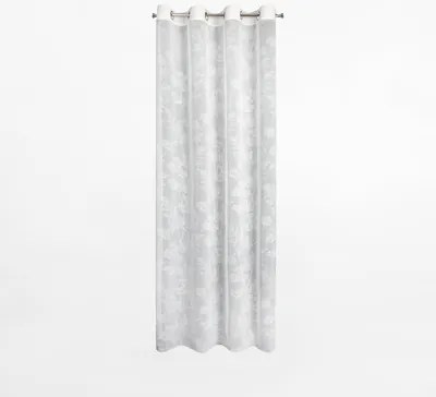 Záclona na  priechodkách v bielej farbe POLI 140x250 cm