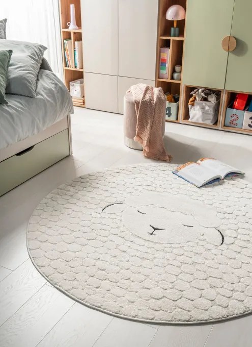 Koberec ELIO KIDS Sheep kruh