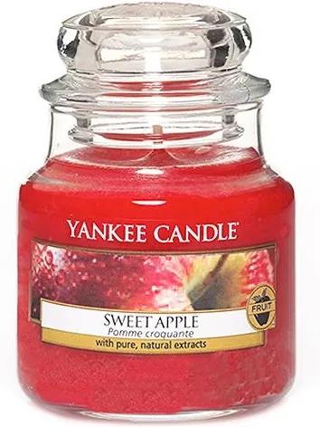 Sviečka v sklenenej dóze Yankee Candle Sladké jablko, 104 g