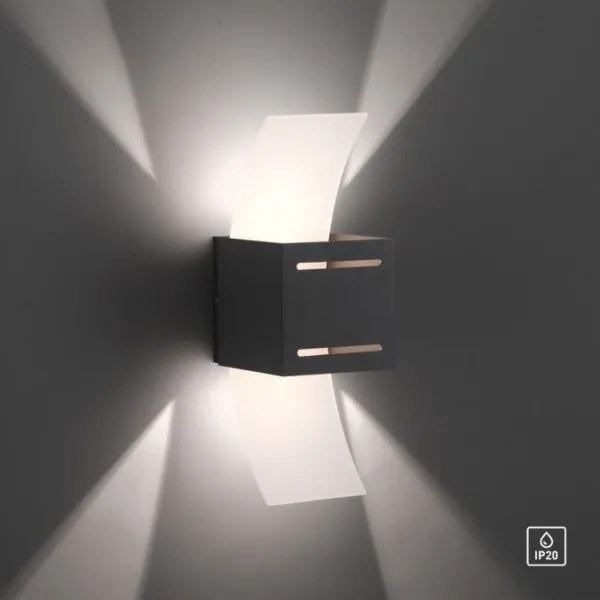 Paul Neuhaus 9007-13 - Nástenné svietidlo ORMA 1xG9/40W/230V čierna