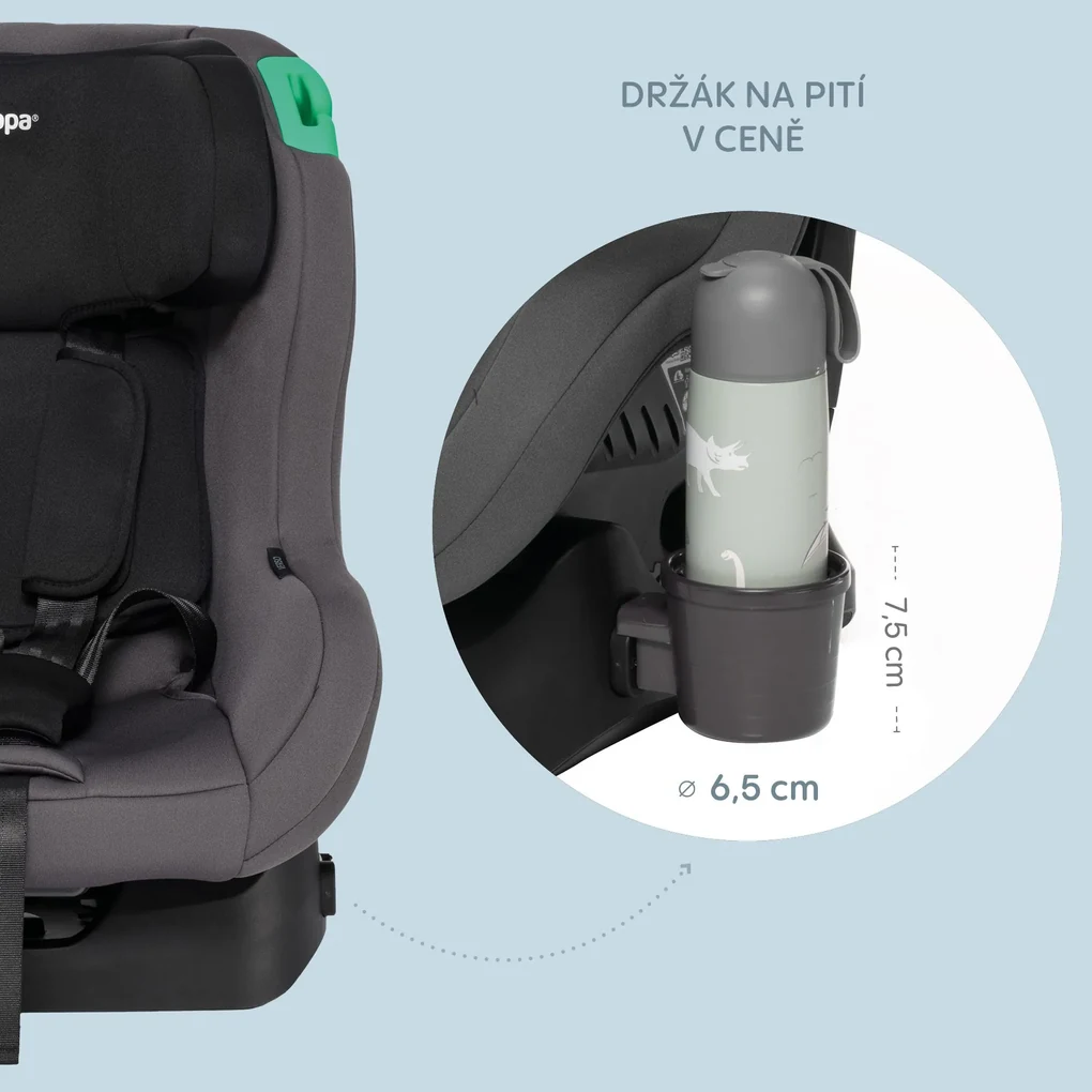 Autosedačka ZOPA Verso R129 - Night Black