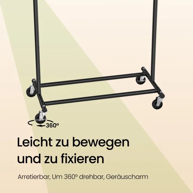 Vešiakový stojan na kolieskach HSRB3513BKV1