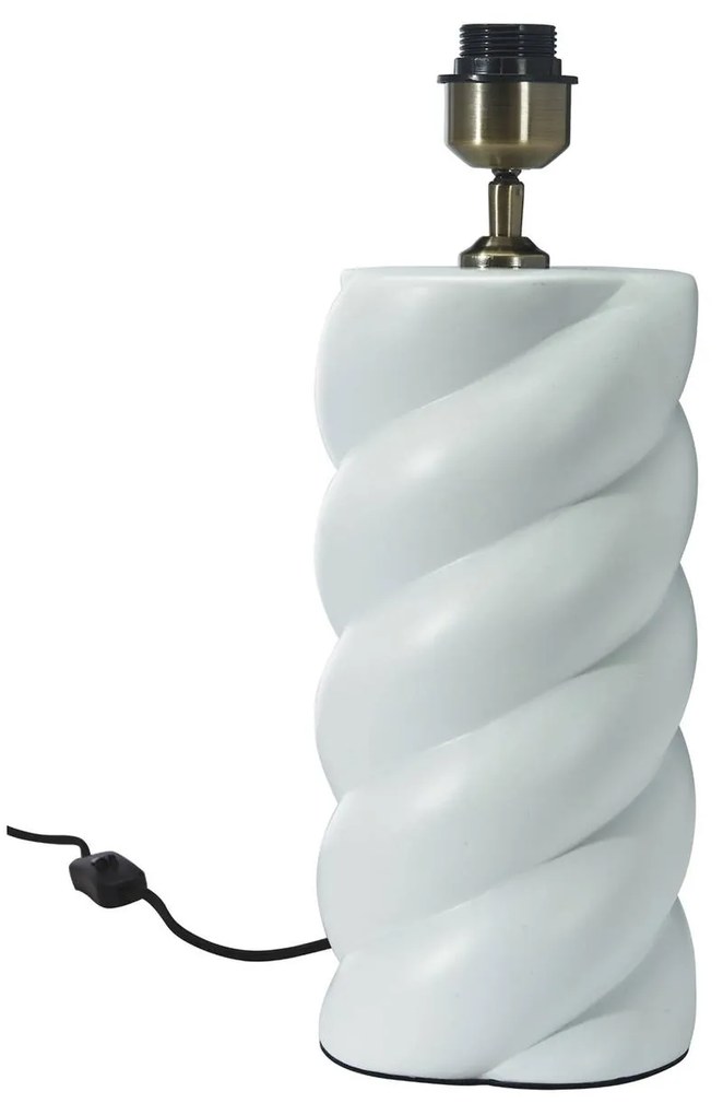 PR Home Spin stolová lampa Ø 30 cm hnedá/offwhite