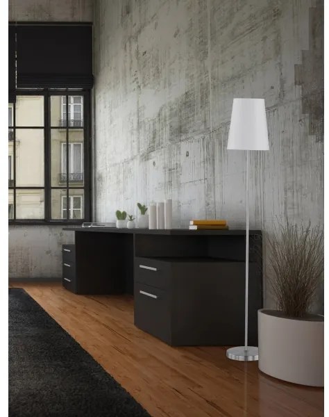 Wofi 3329.01.06.6000 - Stojacia lampa FYNN 1xE27/60W/230V biela