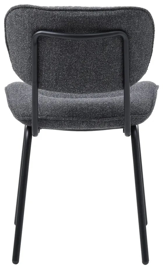 Tmavosivá jedálenská stolička Buffalo – Unique Furniture