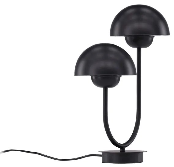 Čierna dizajnová stolná lampa LYCKORNA