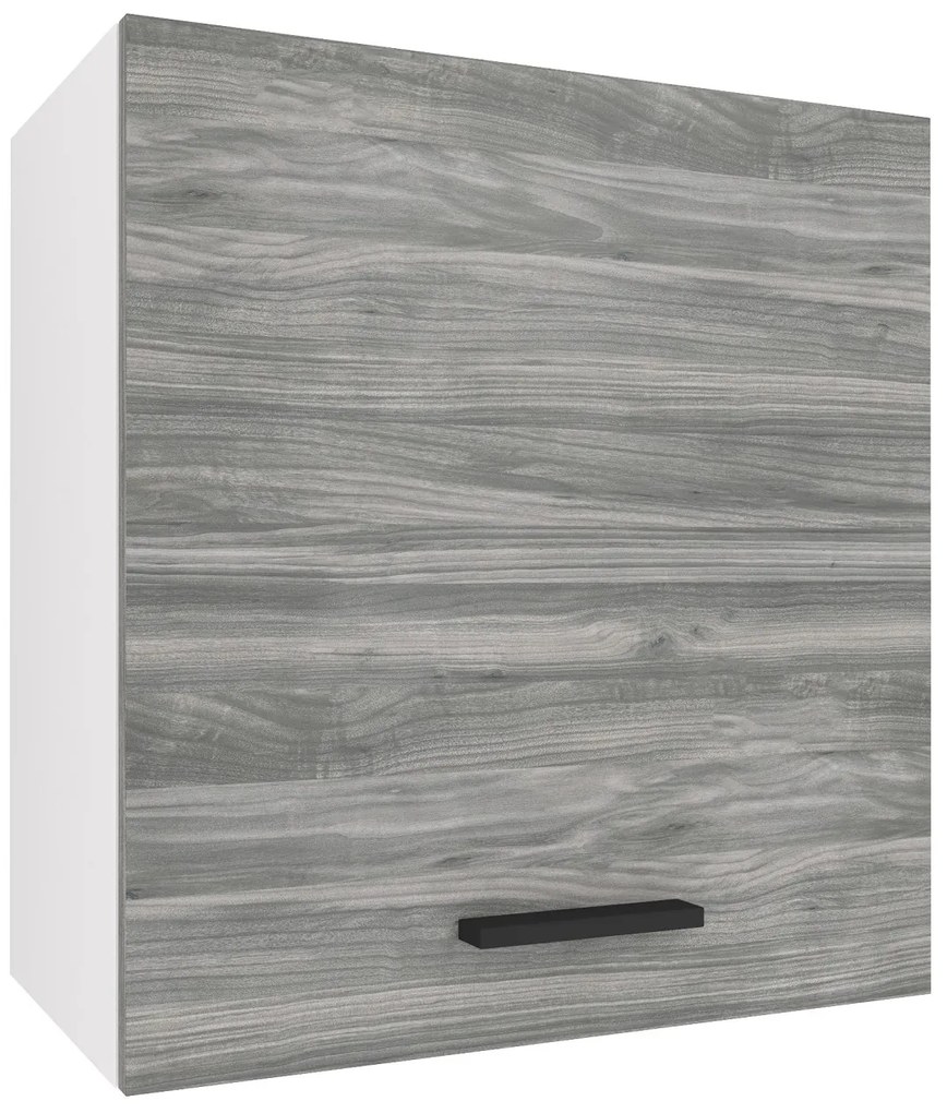 Kuchynská skrinka Belini horná 60 cm šedý antracit Glamour Wood  TOR SG60/1/WT/GW1/0/B1