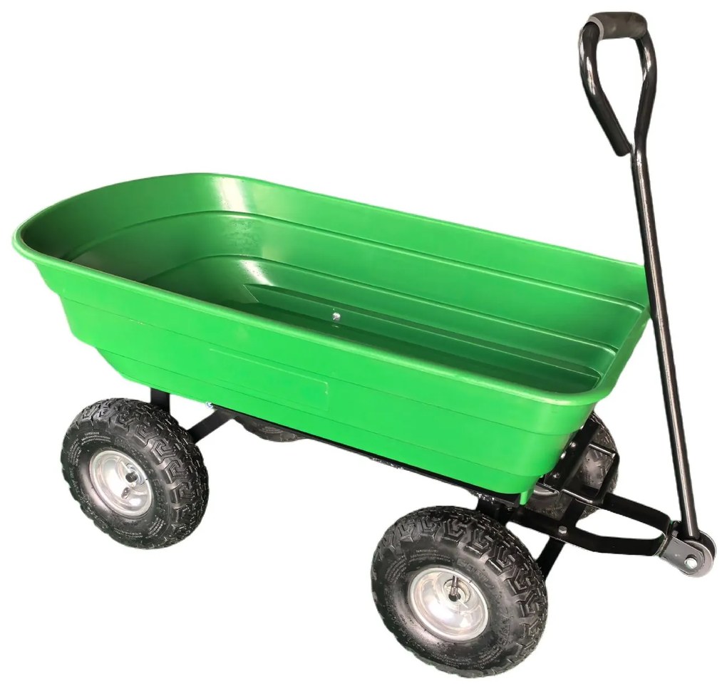 BestBerg BBGC-10G záhradný vozík / nosnosť 200 kg / zelený