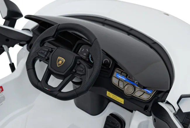 Elektrické autíčko Lamborghini Revuelto biele